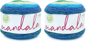 (1 Skein) Lion Brand Yarn Mandala Yarn, Troll