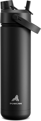 26 oz Insulated Water Bottle with 2-in-1 Straw and Spout Lid, Keep Cold 24H, Leak-Proof, Fits in Car Cup Holder, Stainless Steel Water Bottle for Sports, Travel, and School (Cotton Candy)