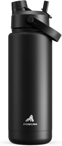 26 oz Insulated Water Bottle with 2-in-1 Straw and Spout Lid, Keep Cold 24H, Leak-Proof, Fits in Car Cup Holder, Stainless Steel Water Bottle for Sports, Travel, and School (Cotton Candy)
