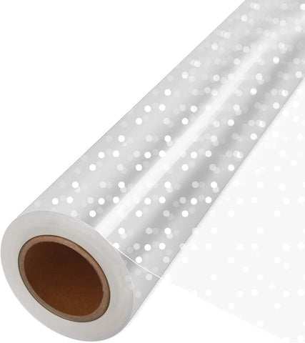 100 ft Clear Cellophane Wrap Roll (31.5 in x 100 ft) - 3 Mil Thicken Cellophane Roll, Clear Cellophane Bags Large, Clear Wrapping Paper for Flower Gift Baskets Wrap (31.5" fold into 16")