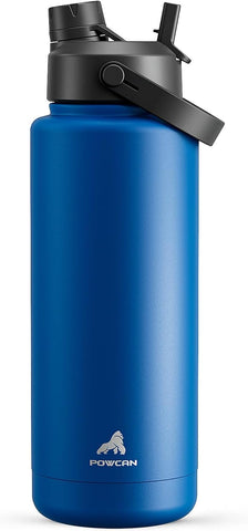26 oz Insulated Water Bottle with 2-in-1 Straw and Spout Lid, Keep Cold 24H, Leak-Proof, Fits in Car Cup Holder, Stainless Steel Water Bottle for Sports, Travel, and School (Cotton Candy)