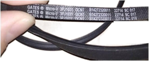 3PJ1031 Compatible for Daewoo Drum Washing Machine Belt