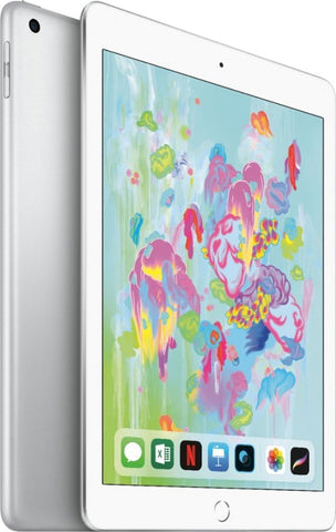 2018 Apple iPad (9.7-inch, Wi-Fi, 128GB) - Silver (Renewed)