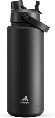 26 oz Insulated Water Bottle with 2-in-1 Straw and Spout Lid, Keep Cold 24H, Leak-Proof, Fits in Car Cup Holder, Stainless Steel Water Bottle for Sports, Travel, and School (Cotton Candy)