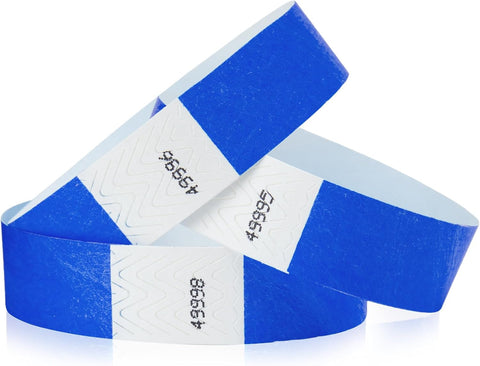 500 WristCo Tyvek Wristbands for Events – 500 Count, 5-Color Variety Pack – Tamper-Proof Design Prevents Reuse – Premium-Grade Bracelets for Hospital & Medical ID, Party, VIP Identification
