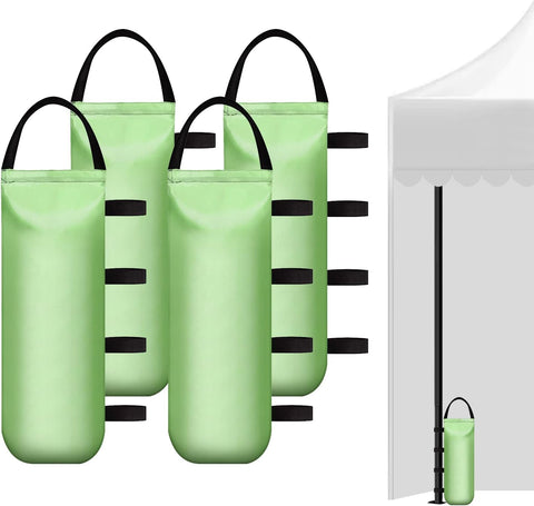4 (Black) Cylindrical Sand Bags Weights for Canopy Weight Bag Outdoor Advertising Tent Sunshade Fixed Windproof sandbag Bag Weight Bags for Pop up Canopy Tent (Without Sand)