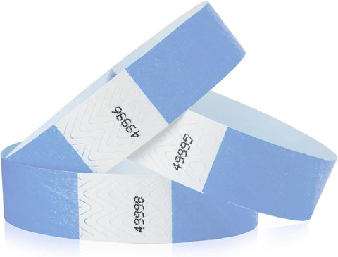 500 WristCo Tyvek Wristbands for Events – 500 Count, 5-Color Variety Pack – Tamper-Proof Design Prevents Reuse – Premium-Grade Bracelets for Hospital & Medical ID, Party, VIP Identification