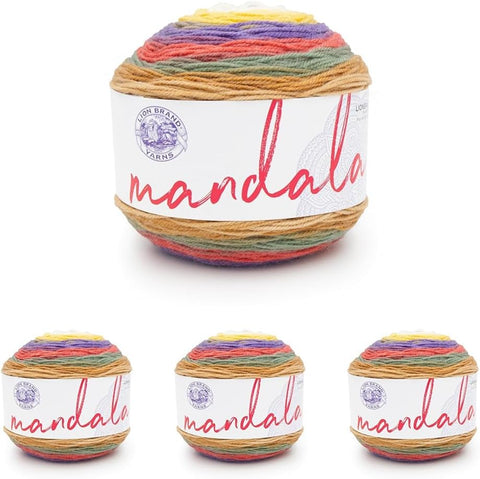 (1 Skein) Lion Brand Yarn Mandala Yarn, Troll