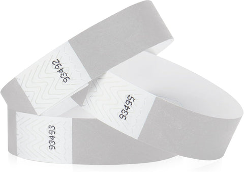 500 WristCo Tyvek Wristbands for Events – 500 Count, 5-Color Variety Pack – Tamper-Proof Design Prevents Reuse – Premium-Grade Bracelets for Hospital & Medical ID, Party, VIP Identification