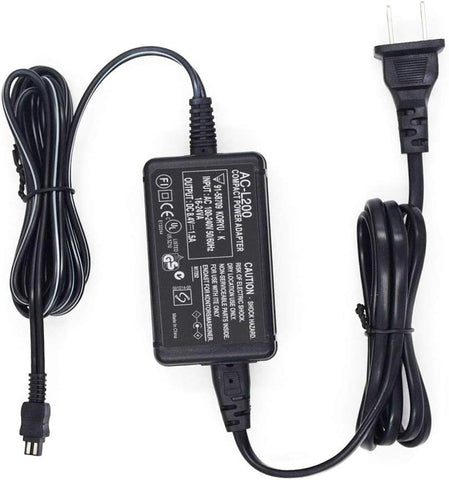 AC-L200 AC Power Adapter Charger for Sony Handycam Camcorder DCR-SX,DCR-SR,DCR-HC,DCR-PC,DCR-DVD,DCR-IP,HDR-CX,HDR-XR,HDR-PJ,HDR-SR,HDR-UX,HDR-TD,CCD TRV DEV Series