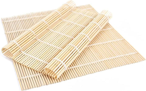 2 Pack Bamboo Sushi Rolling Mat, Sushi roll maker, Sushi bazooka,Sushi making kit, Bamboo Sushi Rolling Mat,Sushi maker(9.5" x 9.6")