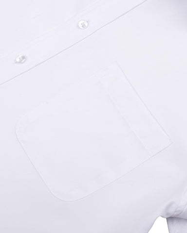 Alimens & Gentle Mens Short Sleeve Dress Shirts Wrinkle Free Solid Casual Button Down Shirts with Pocket