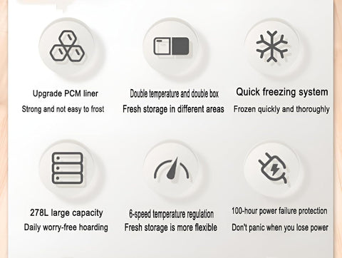 10 Cu Ft Compact Deep Freezer Removable Wire Basket Ldeal with 7 Adjustable Thermostat Control for Home Kitchen Office or Bar Portable Refrigerator