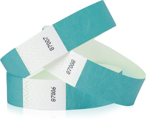 500 WristCo Tyvek Wristbands for Events – 500 Count, 5-Color Variety Pack – Tamper-Proof Design Prevents Reuse – Premium-Grade Bracelets for Hospital & Medical ID, Party, VIP Identification