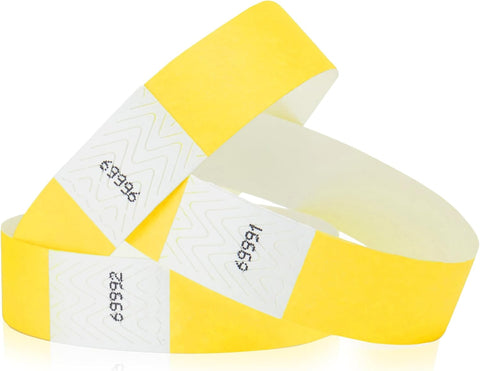 500 WristCo Tyvek Wristbands for Events – 500 Count, 5-Color Variety Pack – Tamper-Proof Design Prevents Reuse – Premium-Grade Bracelets for Hospital & Medical ID, Party, VIP Identification