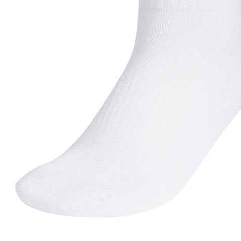 adidas Women's Ankle Socks, Athletic Cushioned Quarter Fit, 6-Pack, Durable, Comfortable, Cooling, with Compression, Preloved Fig Purple/Clear Onix Grey/White, M