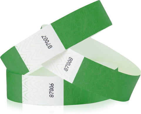 500 WristCo Tyvek Wristbands for Events – 500 Count, 5-Color Variety Pack – Tamper-Proof Design Prevents Reuse – Premium-Grade Bracelets for Hospital & Medical ID, Party, VIP Identification
