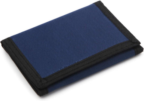 AI-DEE RFID Trifold Canvas Outdoor Sports Wallet for Kids - Front Pocket Wallet with Magic Sticker