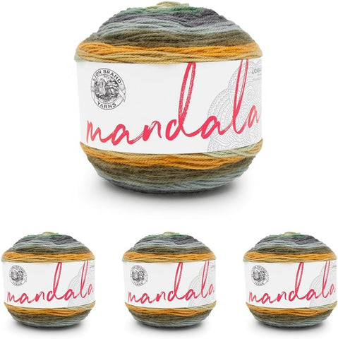 (1 Skein) Lion Brand Yarn Mandala Yarn, Troll