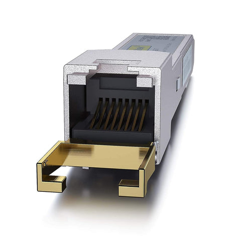 10Gtek 𝟭𝟬𝗚𝗕𝗮𝘀𝗲-𝗧 𝗦𝗙𝗣+ 𝘁𝗼 𝗥𝗝-𝟰𝟱 𝗧𝗿𝗮𝗻𝘀𝗰𝗲𝗶𝘃𝗲𝗿, 10Gbe SFP+ Copper Ethernet CAT6a Module, up to 30m, for Cisco SFP-10G-T-S, Ubiquiti UniFi, Fortinet, TP-Link and More