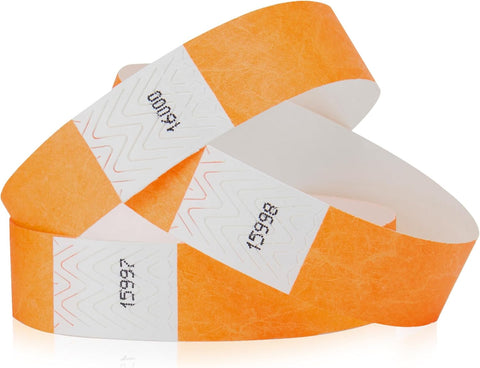 500 WristCo Tyvek Wristbands for Events – 500 Count, 5-Color Variety Pack – Tamper-Proof Design Prevents Reuse – Premium-Grade Bracelets for Hospital & Medical ID, Party, VIP Identification