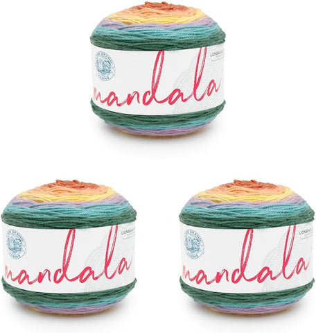 (1 Skein) Lion Brand Yarn Mandala Yarn, Troll