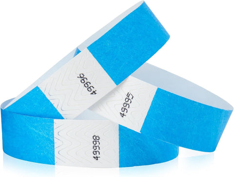 500 WristCo Tyvek Wristbands for Events – 500 Count, 5-Color Variety Pack – Tamper-Proof Design Prevents Reuse – Premium-Grade Bracelets for Hospital & Medical ID, Party, VIP Identification