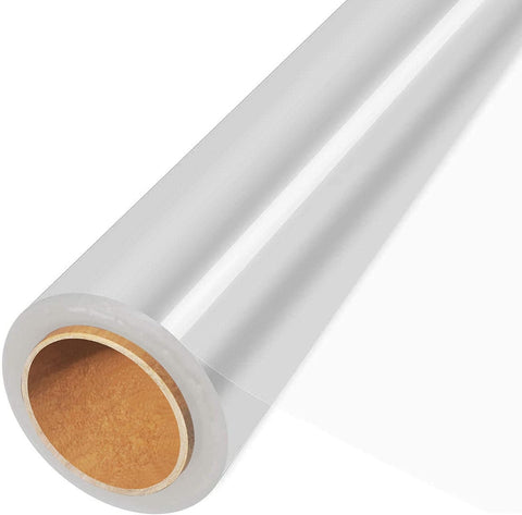 100 ft Clear Cellophane Wrap Roll (31.5 in x 100 ft) - 3 Mil Thicken Cellophane Roll, Clear Cellophane Bags Large, Clear Wrapping Paper for Flower Gift Baskets Wrap (31.5" fold into 16")