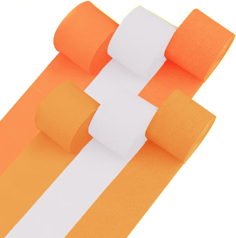 8 Crepe Paper Streamers Rolls, 656ft Pack of Unique 8 Rainbow Streamers Party Decorations, Birthday Streamers, Party Streamers for Wedding Decoration (1.8 inch x 82 ft/Roll)