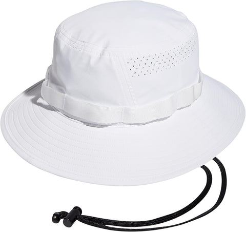adidas Men's Victory Bucket Hat outdoors and sideline wide brim style for sun protection
