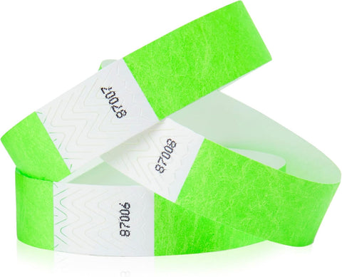 500 WristCo Tyvek Wristbands for Events – 500 Count, 5-Color Variety Pack – Tamper-Proof Design Prevents Reuse – Premium-Grade Bracelets for Hospital & Medical ID, Party, VIP Identification