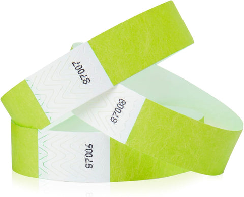 500 WristCo Tyvek Wristbands for Events – 500 Count, 5-Color Variety Pack – Tamper-Proof Design Prevents Reuse – Premium-Grade Bracelets for Hospital & Medical ID, Party, VIP Identification