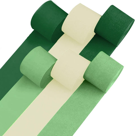 8 Crepe Paper Streamers Rolls, 656ft Pack of Unique 8 Rainbow Streamers Party Decorations, Birthday Streamers, Party Streamers for Wedding Decoration (1.8 inch x 82 ft/Roll)
