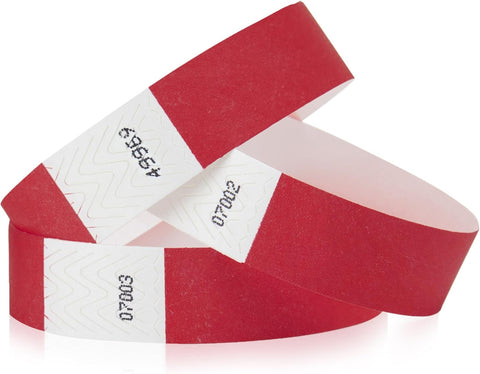 500 WristCo Tyvek Wristbands for Events – 500 Count, 5-Color Variety Pack – Tamper-Proof Design Prevents Reuse – Premium-Grade Bracelets for Hospital & Medical ID, Party, VIP Identification
