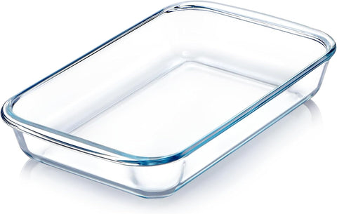 1QT Glass Baking Dish for Oven, Single Serving Glass Pan for Cooking Small Glass Casserole Dish Rectangular Baking Pan Glass Oven Bakeware