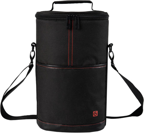 ALLCAMP Wine tote Bag with Cooler Compartment, Picnic Set Carrying Two sets of tableware