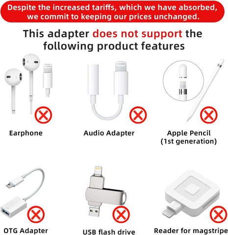 4 Pack Lightning to USB C Adapter for iPhone 15/16 Pro/16 Pro Max/Plus,Samsung S24,iPad Air,Nintendo Switch,Fast Charging&Data Transfer (Lightning to USB C Adapter)