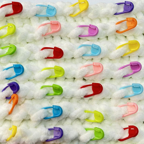 150 Pieces Knitting Crochet Locking Stitch Markers Stitch Needle Clip Counter 10 Colors (Color Ship Randomly)