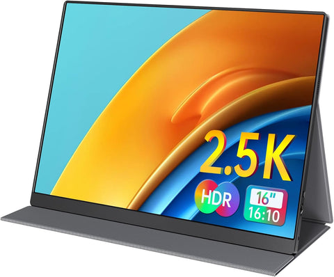 15.6inch Portable Monitor,1080P USB-C HDMI Second External Monitor for Laptop,PC,Mac Phone,PS,Xbox,Swich,IPS Ultra-Thin Zero Frame Gaming Display/Premium Smart Cover