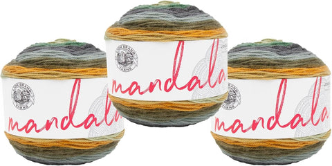 (1 Skein) Lion Brand Yarn Mandala Yarn, Troll