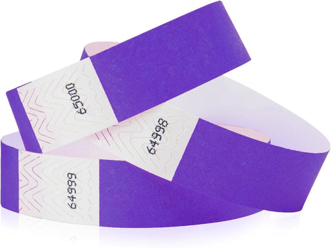 500 WristCo Tyvek Wristbands for Events – 500 Count, 5-Color Variety Pack – Tamper-Proof Design Prevents Reuse – Premium-Grade Bracelets for Hospital & Medical ID, Party, VIP Identification