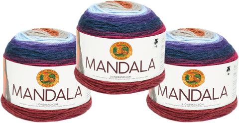 (1 Skein) Lion Brand Yarn Mandala Yarn, Troll