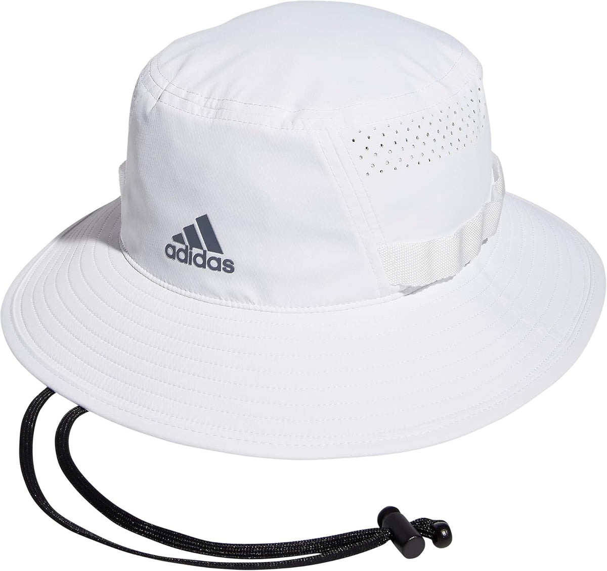 adidas Men's Victory Bucket Hat outdoors and sideline wide brim style for sun protection