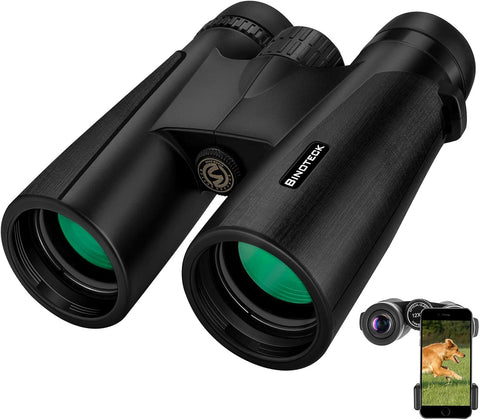 10x42 Binoculars for Adults - Professional HD Roof BAK4 Prism Lens Binoculars for Bird Watching, Hunting, Travel, Sports, Cruise, Concert, with Carrying Bag