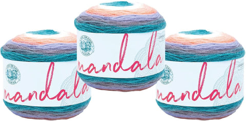 (1 Skein) Lion Brand Yarn Mandala Yarn, Troll