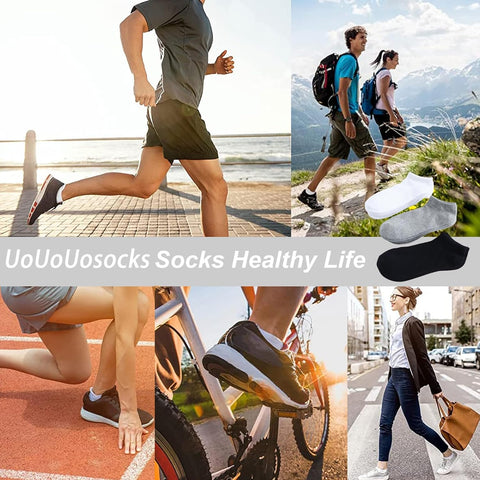 14 Pairs Low Cut Ankle Socks for Men/Women Thin Athletic Sock Pack Socks