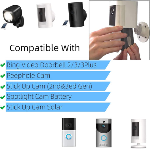 2-Pack 6040mAh Replacement Battery with Charger Station for Ring-Doorbell Camera 2/3/4, Spotlight and Stick Up Cam, Rechargeable Upgraded Lithium Li-ion Batteries 3.65V