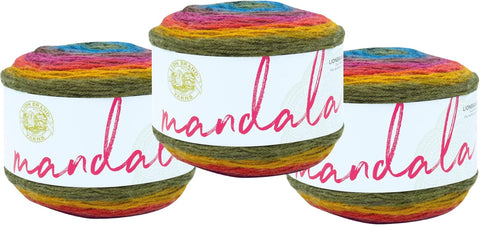 (1 Skein) Lion Brand Yarn Mandala Yarn, Troll
