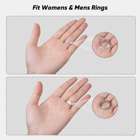 Ajustador de tamaño de anillo para anillos sueltos para cualquier anillo reductor de tamaño de anillo espaciador anillo protector