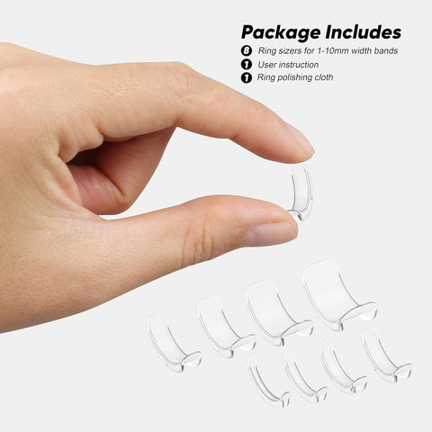 Ajustador de tamaño de anillo para anillos sueltos para cualquier anillo reductor de tamaño de anillo espaciador anillo protector